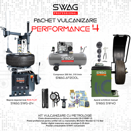 Pachet vulcanizare 24 inch SWAG PERFORMANCE 4